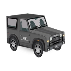 Large Deep Grey Thar SUV Box | Pack of 10 | Plain or Add Your Logo and Name | Great for Giveaway
